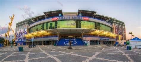 Amalie arena florida - Preplan your lunch/dinner plans with Amalie Arena! Skip to content; Accessibility; Buy Tickets; Search; ... Tampa, Florida 33602 813.301.6500. Box Office 813.301.2500 